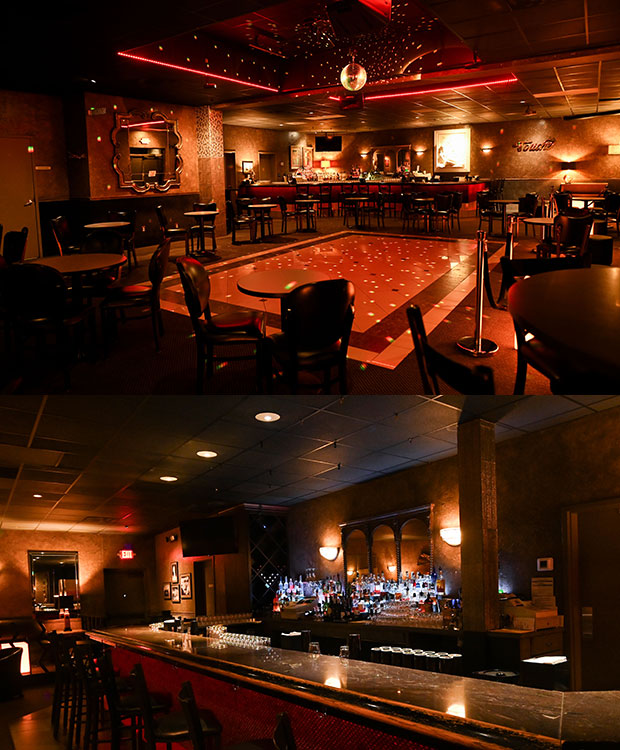 Touch The Night Club in Overland Park Kansas is an upscale night club located in the heart of Johnson County. Surrounded by many fine hotels and restaurants, Touch The Night Club is 2 blocks north of Interstate 435 and Metcalf Avenue. The warm cozy atmosphere of the club is comfortable and inviting. A great place to meet or talk business after work! The DJ kicks in at 9 p.m. Tuesday thru Saturday Nights, and the dancing begins.